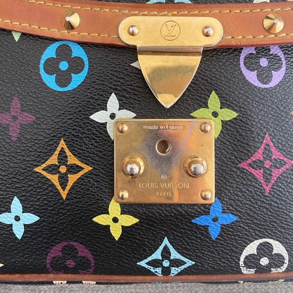 LOUIS VUITTON Monogram Multicolor Sologne Black - Picture 11 of 16